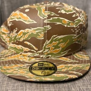 New Era 59FIFTY Brown Camo Fitted Cap Size 7 1/8